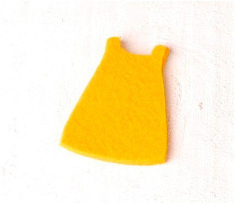 Robe de Fille en Feutrine pour les cadeaux de bébés