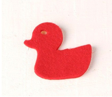 Canard en Feutrine, sympathique ornement pour cadeaux