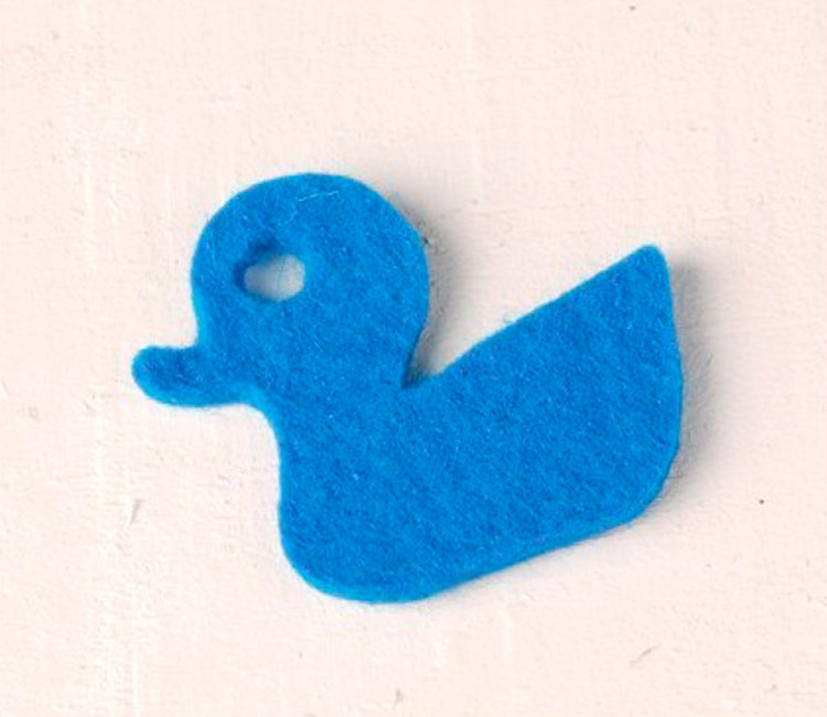 Canard en Feutrine, sympathique ornement pour cadeaux