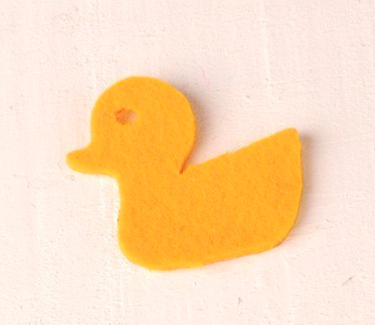 Canard en Feutrine, sympathique ornement pour cadeaux