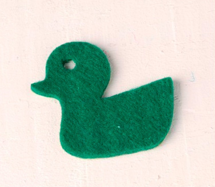 Canard en Feutrine, sympathique ornement pour cadeaux