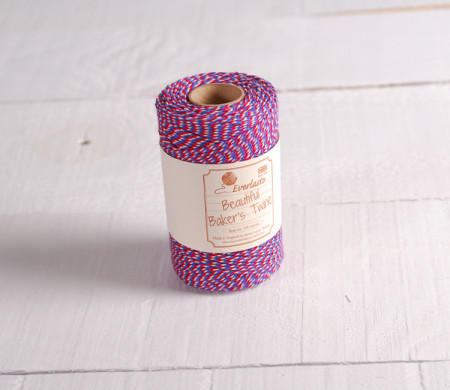 Fil Baker's Twine tricolore pour décorations de cadeaux