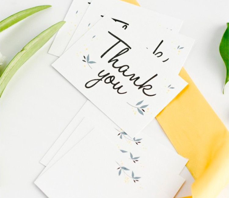 Carte avec un Message pour Mariages