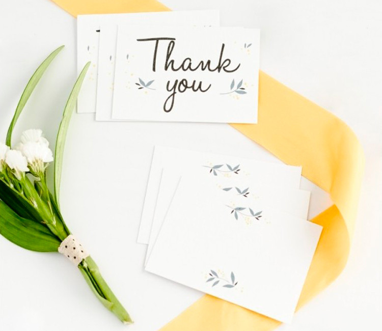 Carte avec un Message pour Mariages