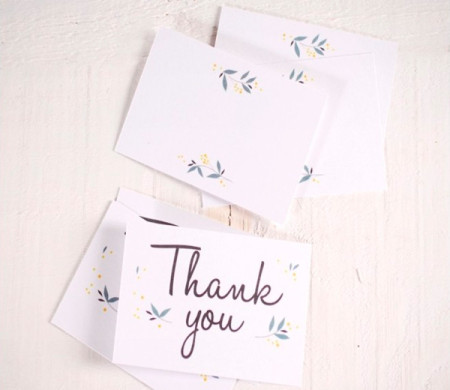 Carte avec un Message pour Mariages