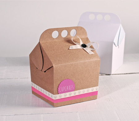 Boîte automontable avec anse