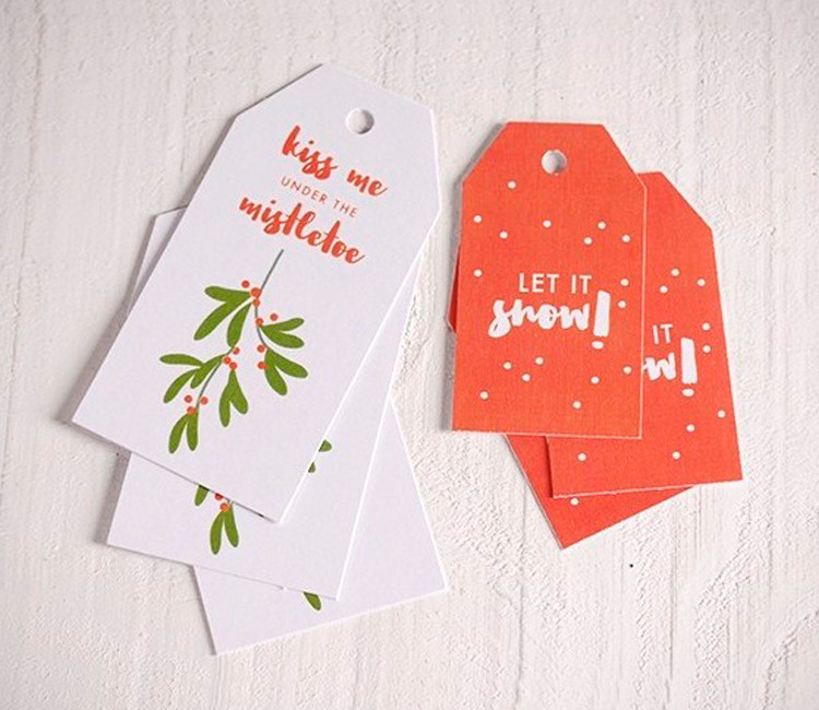 Étiquettes de Noël pour vos cadeaux