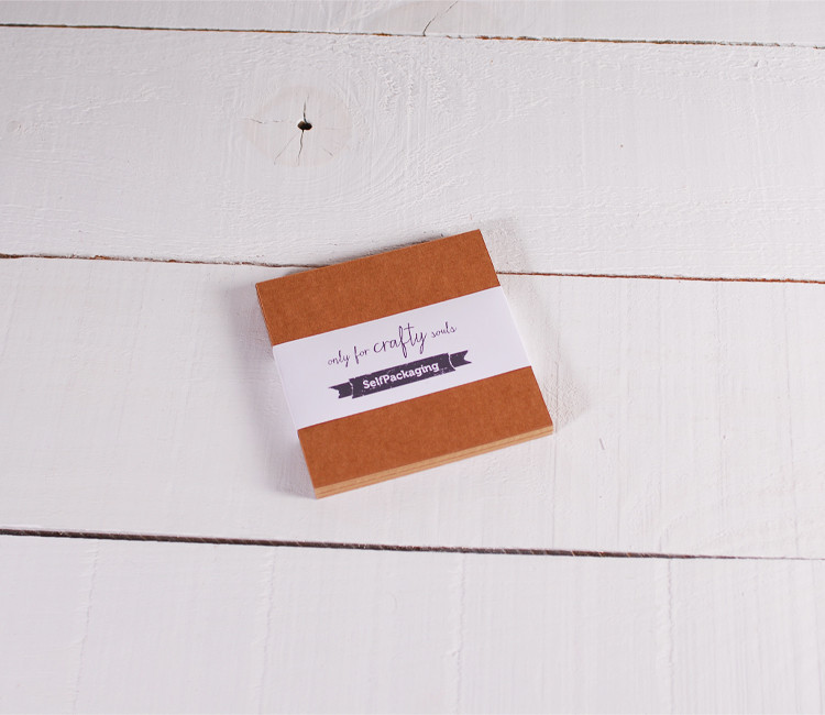 Papier cartonné kraft 12x12cm Papier cartonné kraft 12x12cm