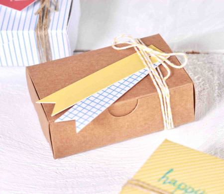 Petite boîte kraft