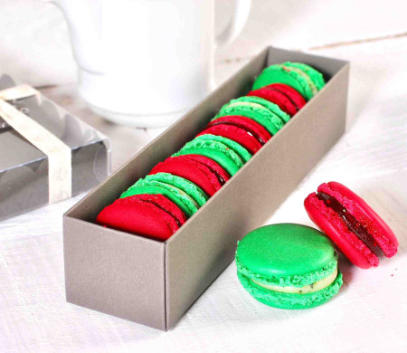 Boîte à macarons rectangulaire