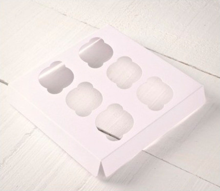 Support pour 6 mini cupcakes pour boîtes pâtissières