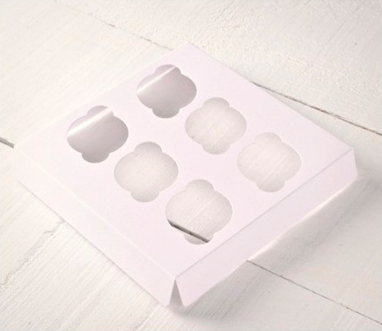 Support pour 6 mini cupcakes pour boîtes pâtissières Support pour 6 mini cupcakes pour boîtes pâtissières