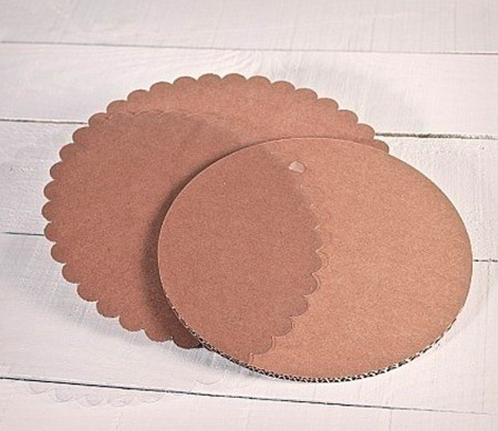 Support rond en carton pour tartes grand format, support à tartes