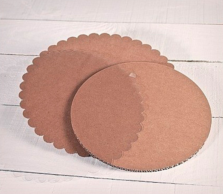 Support rond en carton pour tartes grand format, support à tartes Support rond en carton pour tartes grand format, support à tartes