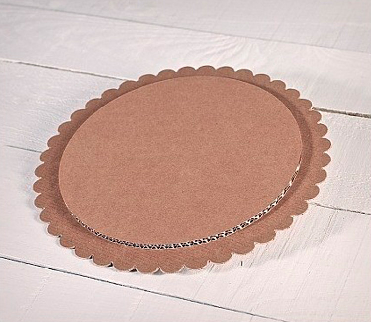 Support rond en carton pour tartes grand format, support à tartes Support rond en carton pour tartes grand format, support à tartes