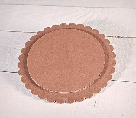 Support rond en carton pour tartes, support à tartes