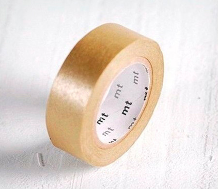 Washi tape couleur or pour décoration de boîtes cadeaux