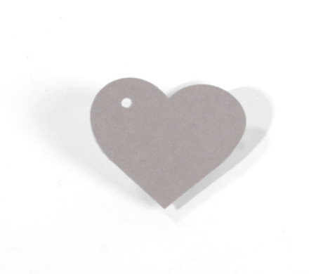 Coeur en Carton Pendentif 10 pcs.