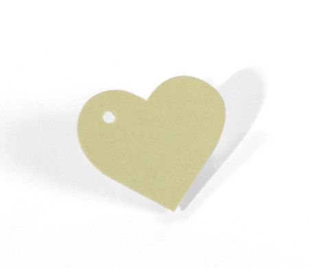 Coeur en Carton Pendentif 10 pcs.