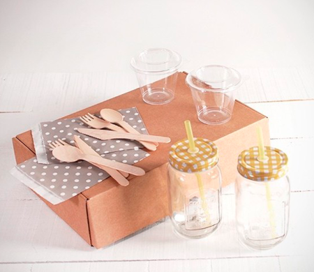 Kit de boîte pour 2 petits déjeuners