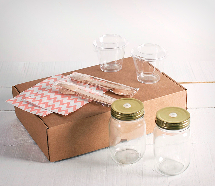 Kit de boîte pour 2 petits déjeuners Kit de boîte pour 2 petits déjeuners