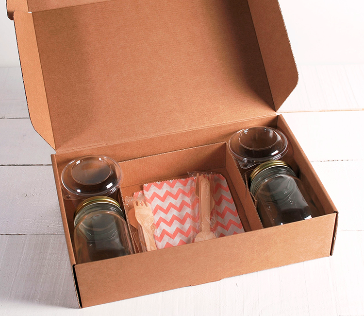 Kit de boîte pour 2 petits déjeuners Kit de boîte pour 2 petits déjeuners