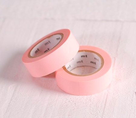 Washi tape rose pâle