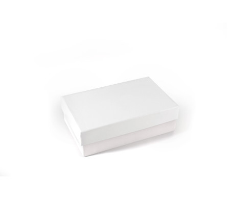 Boîte rectangulaire rigide en carton doublé