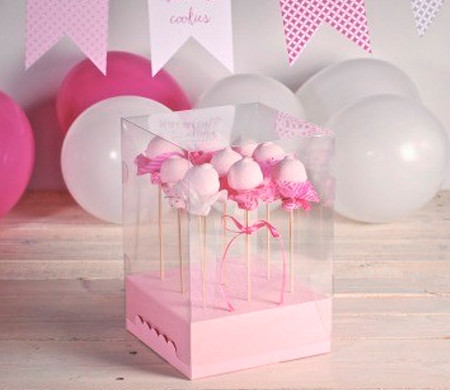 Boîtes transparentes à cake...