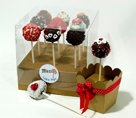 Boîte transparente à cake pops