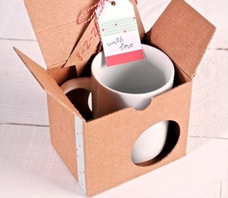 Boîte à Tasses Décorée avec washi tape