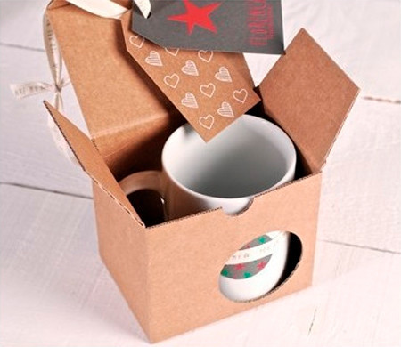 Boîte à Tasses Décorée