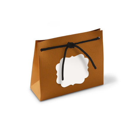 Pochette Cadeau en Carton avec Cordon