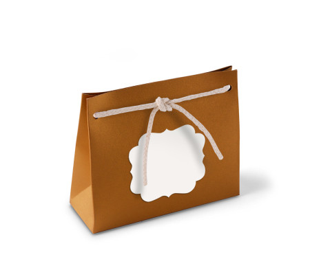 Pochette Cadeau en Carton avec Cordon