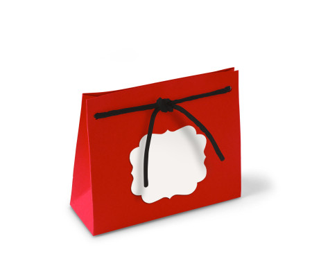 Pochette Cadeau en Carton avec Cordon