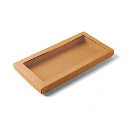 Boîte en carton avec fenêtre pour biscuits