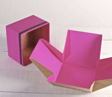 Caja sorpresa rosa para regalo