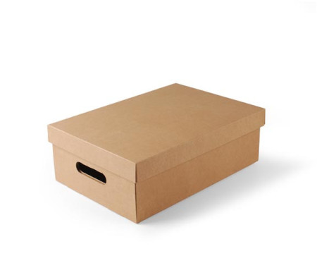 Caisse en carton avec couvercle pour légumes
