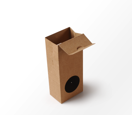 Boîte avec fenêtre pour la nourriture