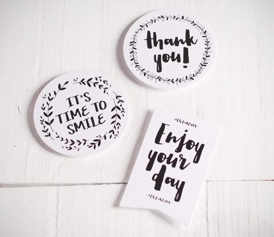 Stickers pour cadeaux "Happy"