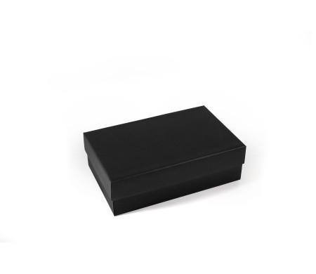 Boîte rectangulaire rigide en carton doublé