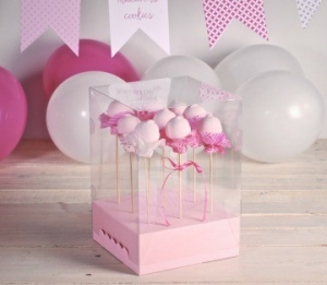 Boîtes transparentes à cake pops
