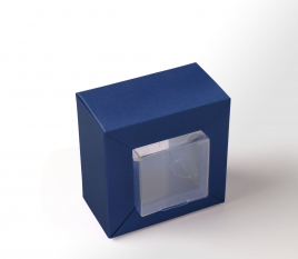 Boîte carton cadre transparent 