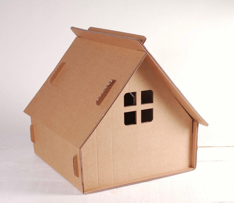 Petite Maison En Carton Pour Enfants Ou