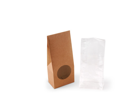 Boîte avec fenêtre pour la nourriture