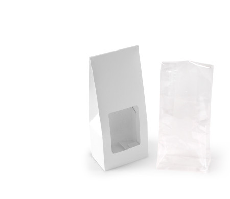 Boîte avec fenêtre pour la nourriture