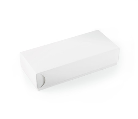 Boîte en carton pour sushis avec fente range-baguettes