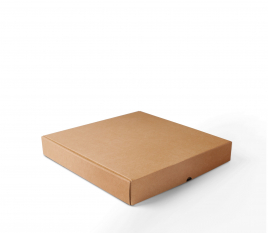 Boîte cadeau rectangulaire en carton kraft micro-cannelé