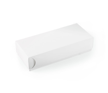 Boîte en carton pour sushis avec fente range-baguettes