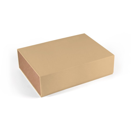 Boîte rectangulaire en carton doublée à monter soi-même
